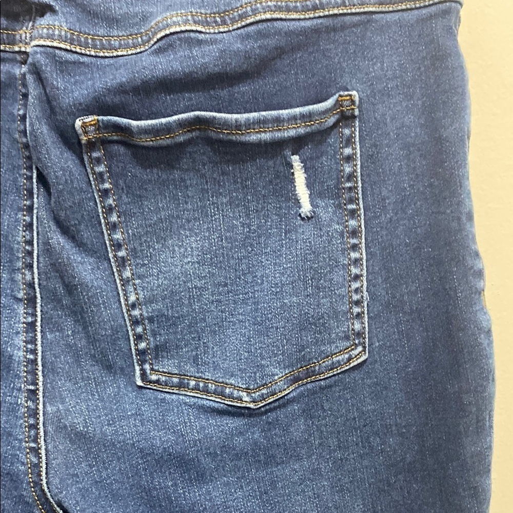 Spanx Distressed Ankle Skinny Denim Jean Legging - 20203P - Medium Wash - XL - Picture 7 of 7